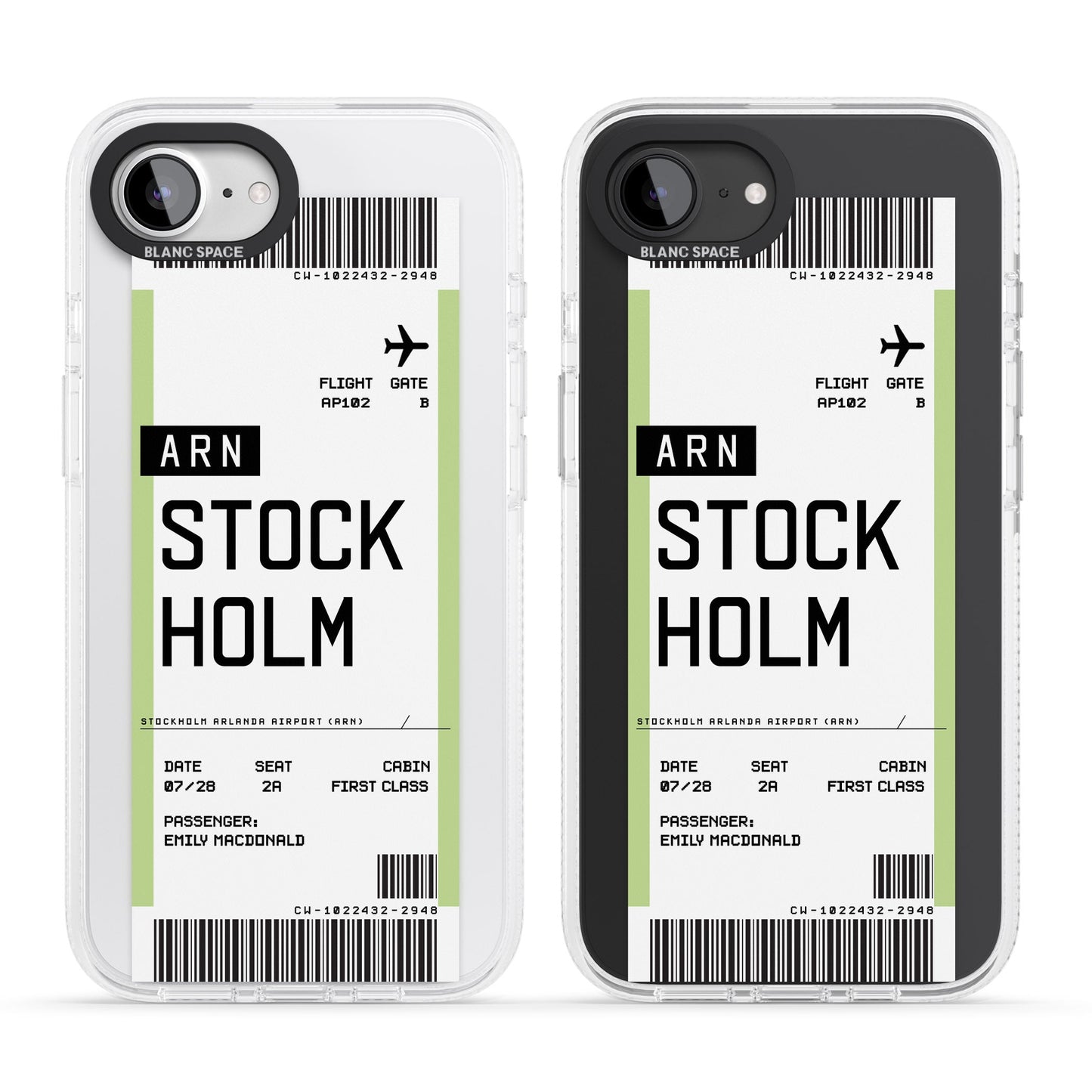 Personalised Stockholm Boarding Pass