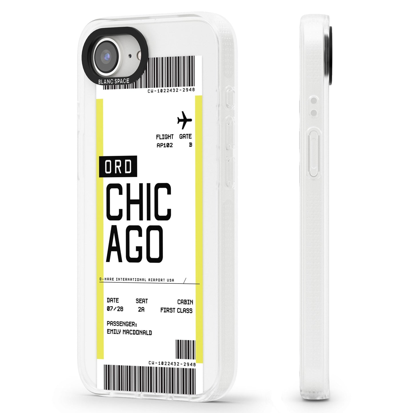 Personalised Chicago Boarding Pass