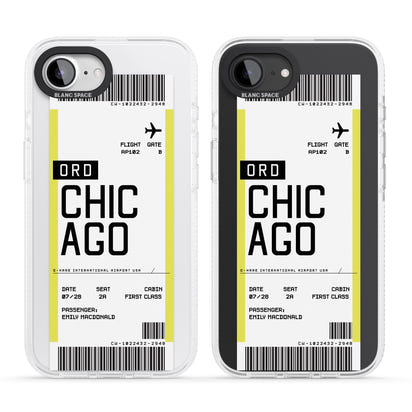 Personalised Chicago Boarding Pass