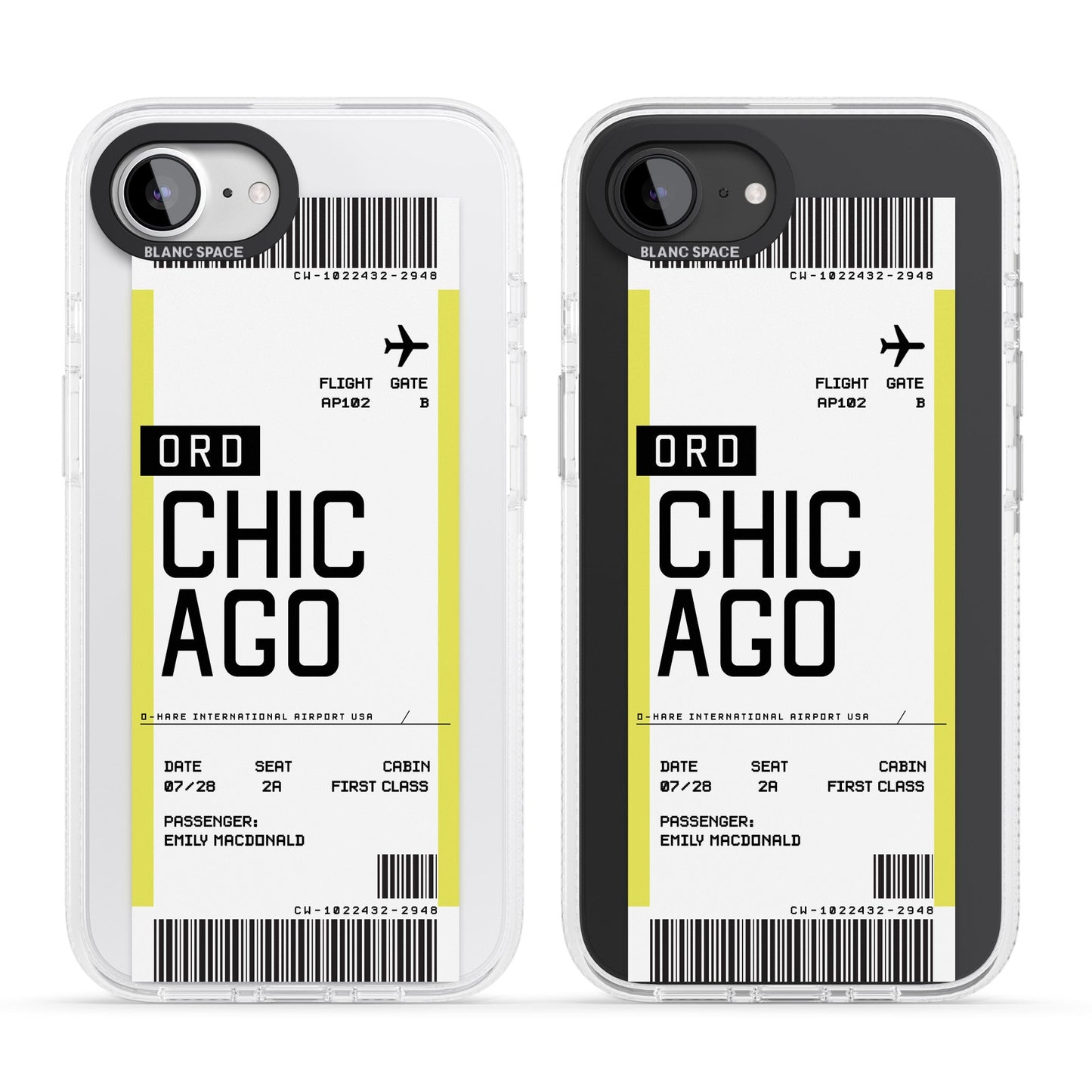 Personalised Chicago Boarding Pass