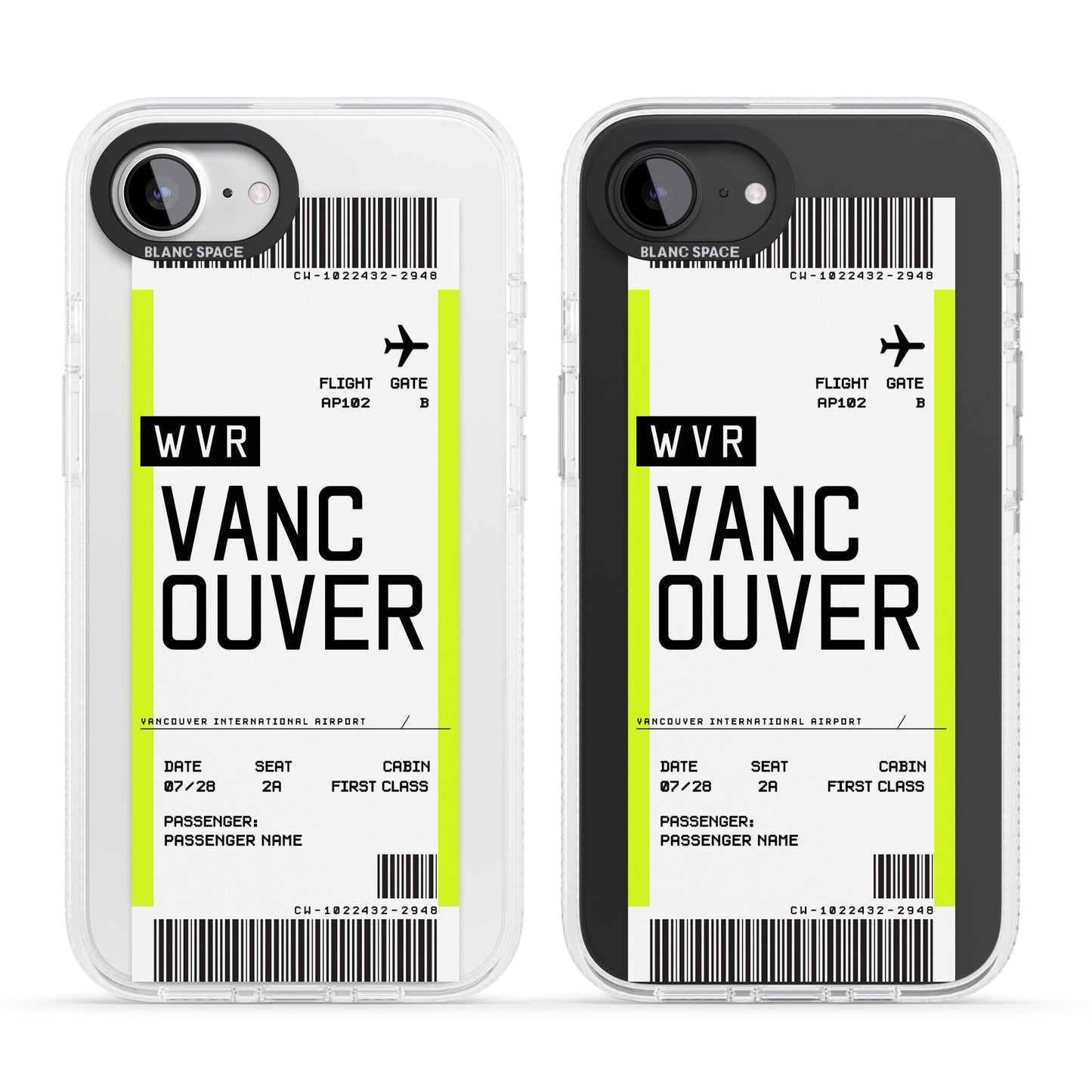 Personalised Vancouver Boarding Pass