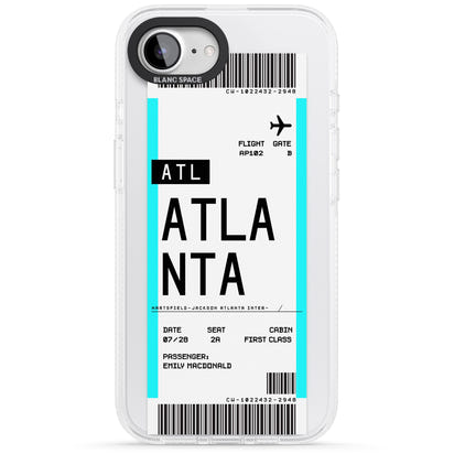Personalisierte Atlanta-Bordkarte