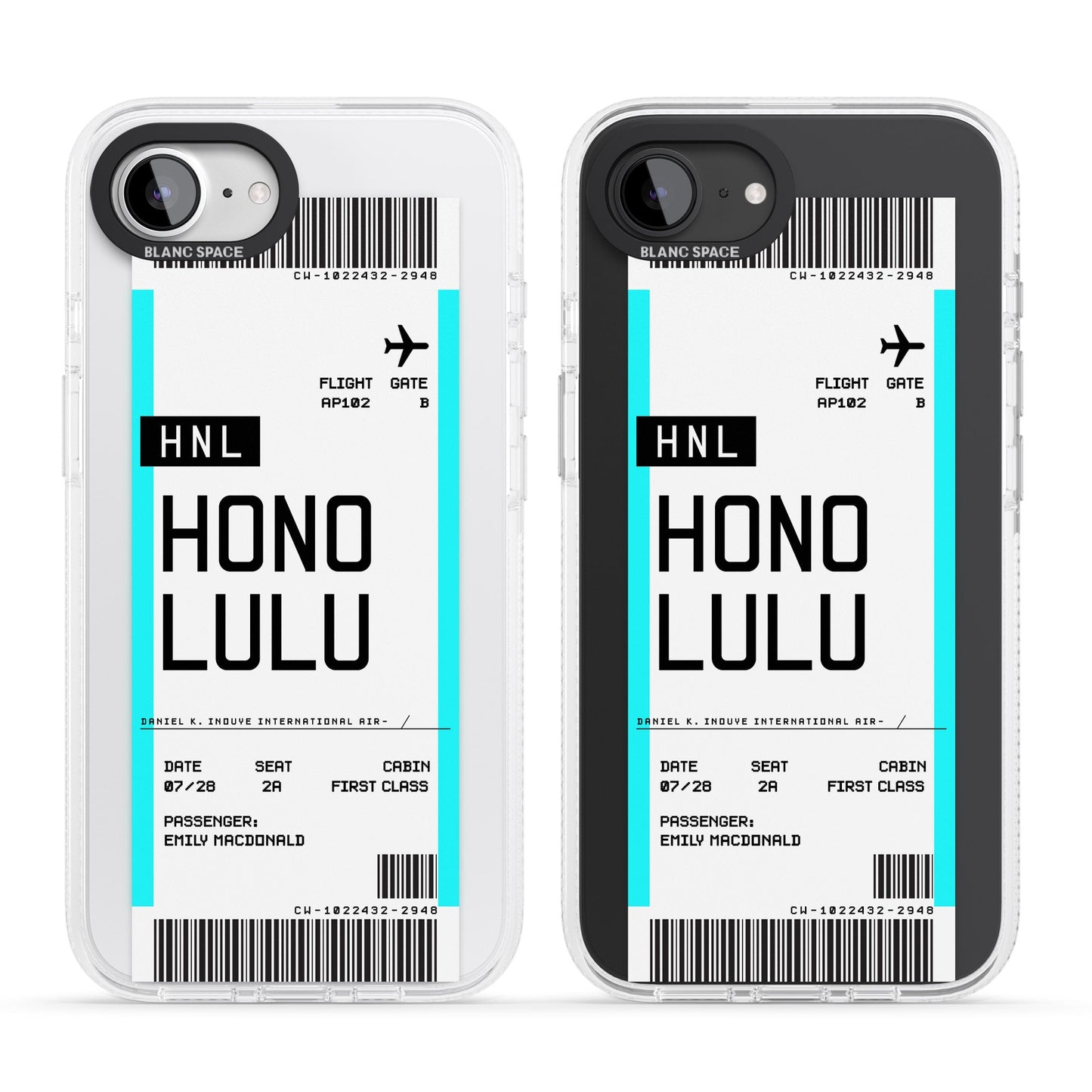 Personalised Honolulu Boarding Pass