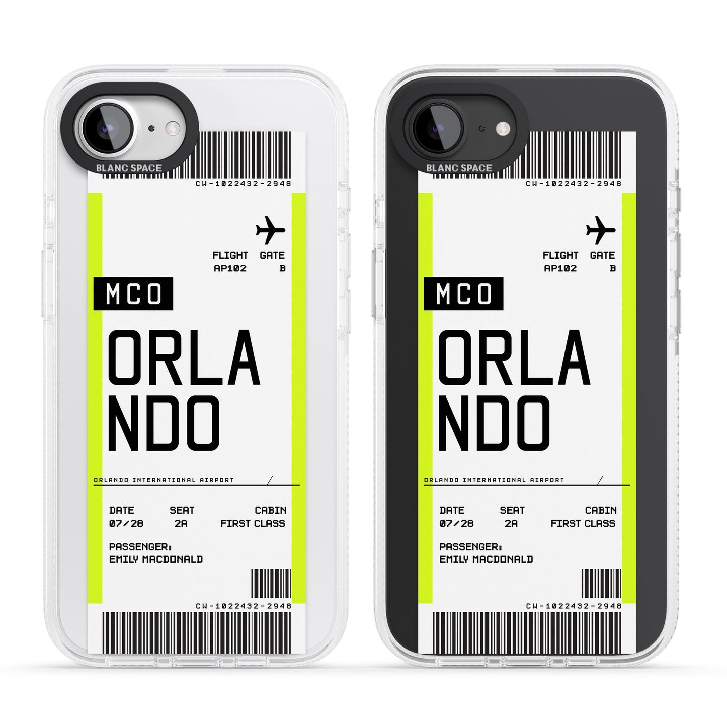 Personalised Orlando Boarding Pass