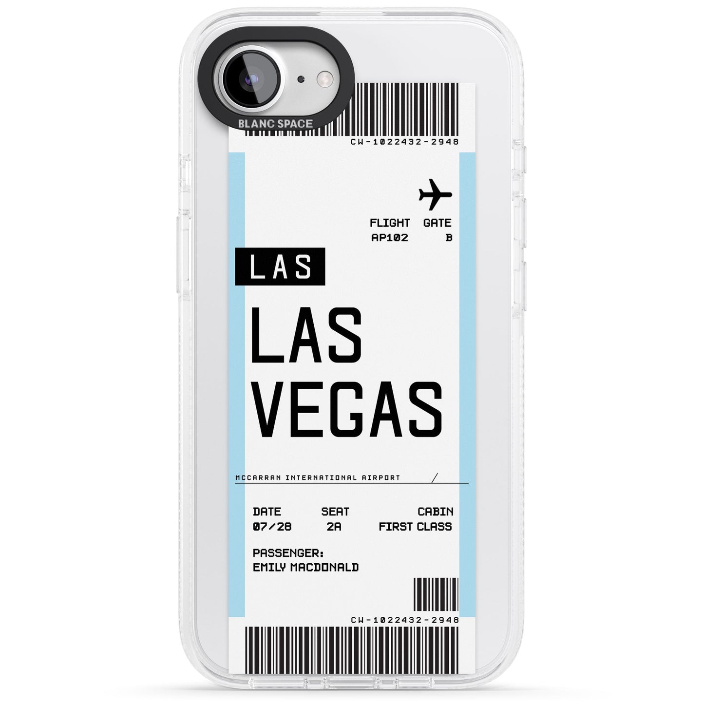 Personalised Las Vegas Boarding Pass