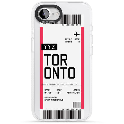 Personalised Toronto Boarding Pass