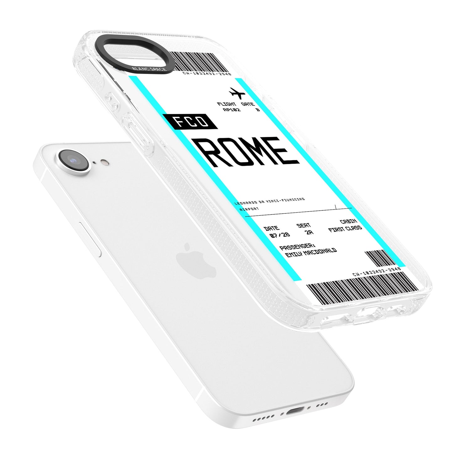 Personalised Rome Boarding Pass
