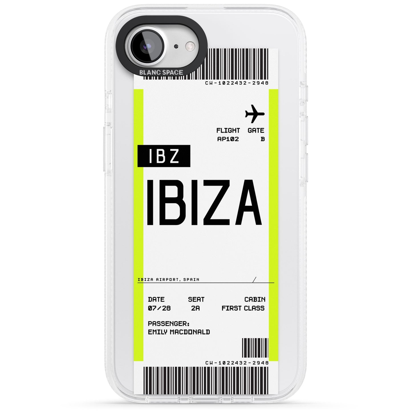 Personalised Ibiza Boarding Pass