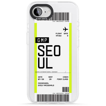 Personalised Seoul Boarding Pass