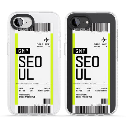 Personalised Seoul Boarding Pass