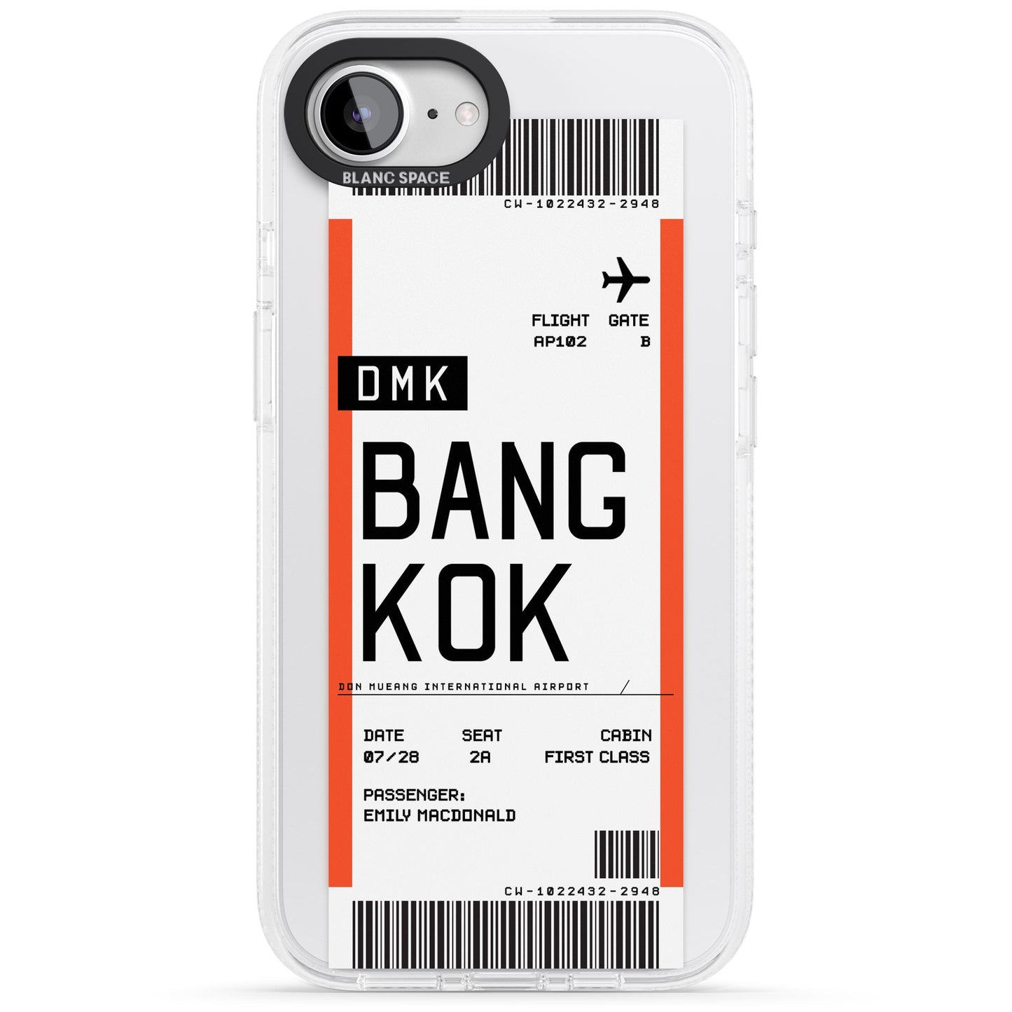 Personalised Bangkok Boarding Pass