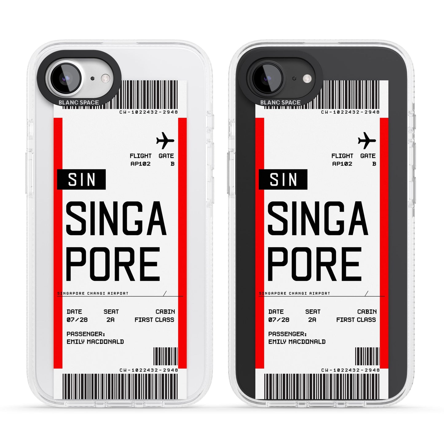 Personalised Singapore Boarding Pass