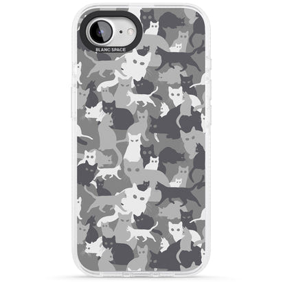 Dunkelgraue Katzentarnung