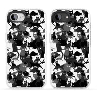 Black & White Cat Camouflage