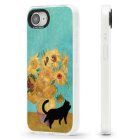 Cat with Van Gogh's Sunflowers