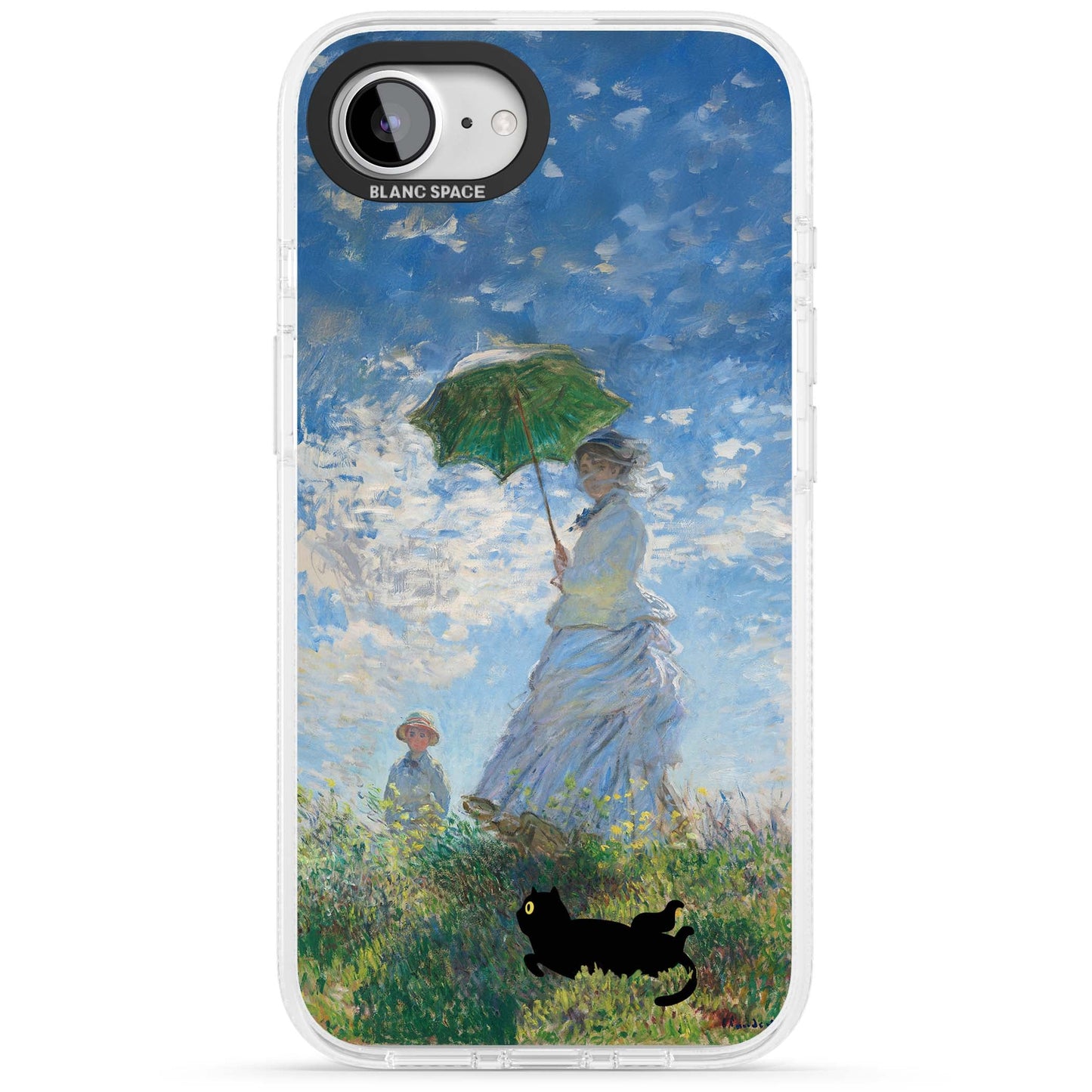 Cat with Monet's Parasol Lady