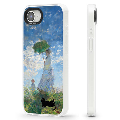 Cat with Monet's Parasol Lady