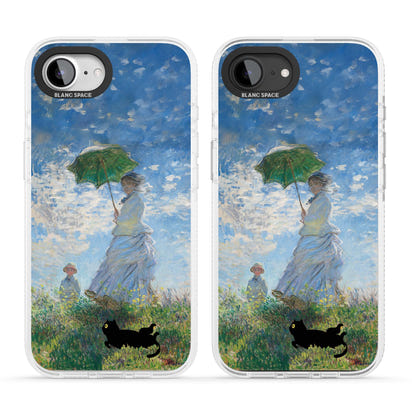 Cat with Monet's Parasol Lady