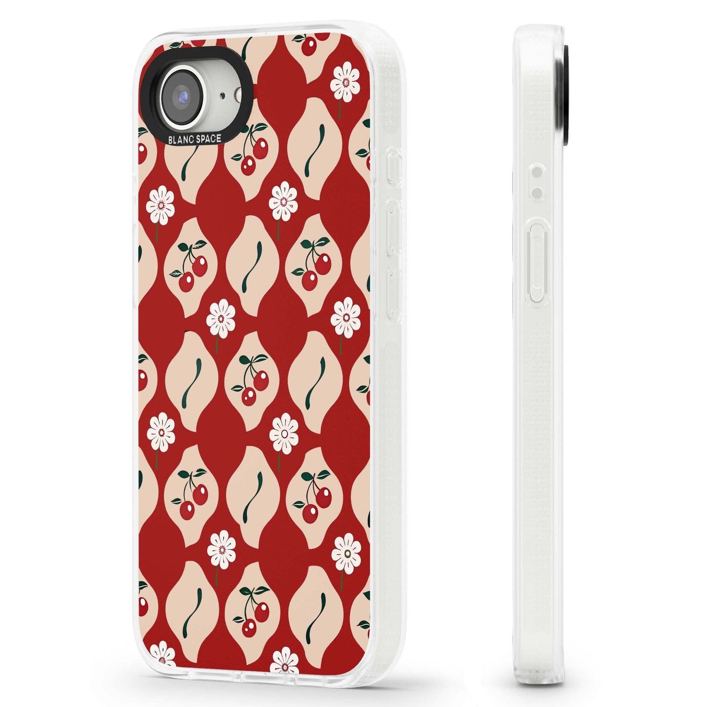 Vintage Cherry Diamond Pattern