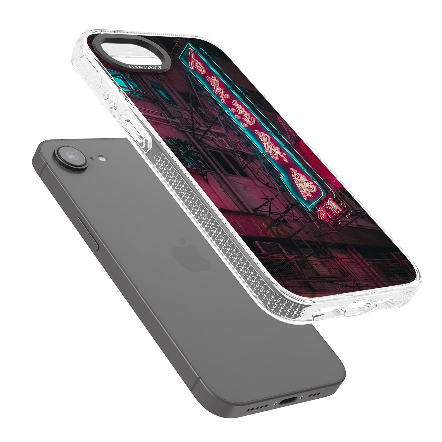 Neon-Kanji-Stadtbild