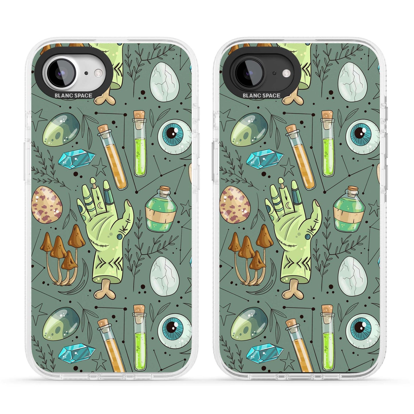 Motif expérimental de dessin animé pour Halloween