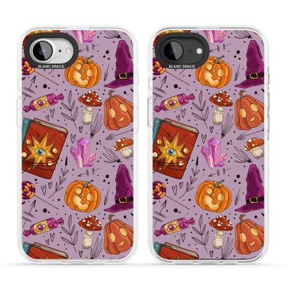 Witchy Cartoon Halloween Pattern