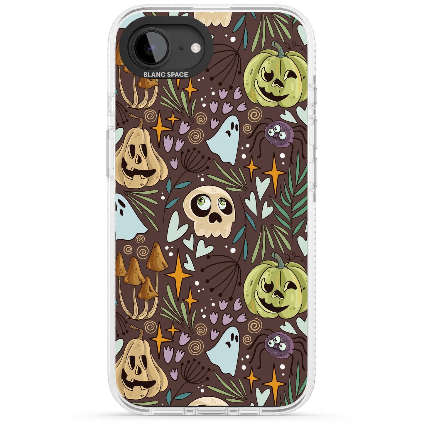 Goblincore Cartoon Halloween Pattern