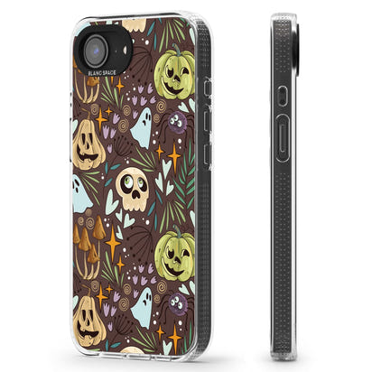 Goblincore Cartoon Halloween Pattern