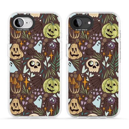 Goblincore Cartoon Halloween Pattern
