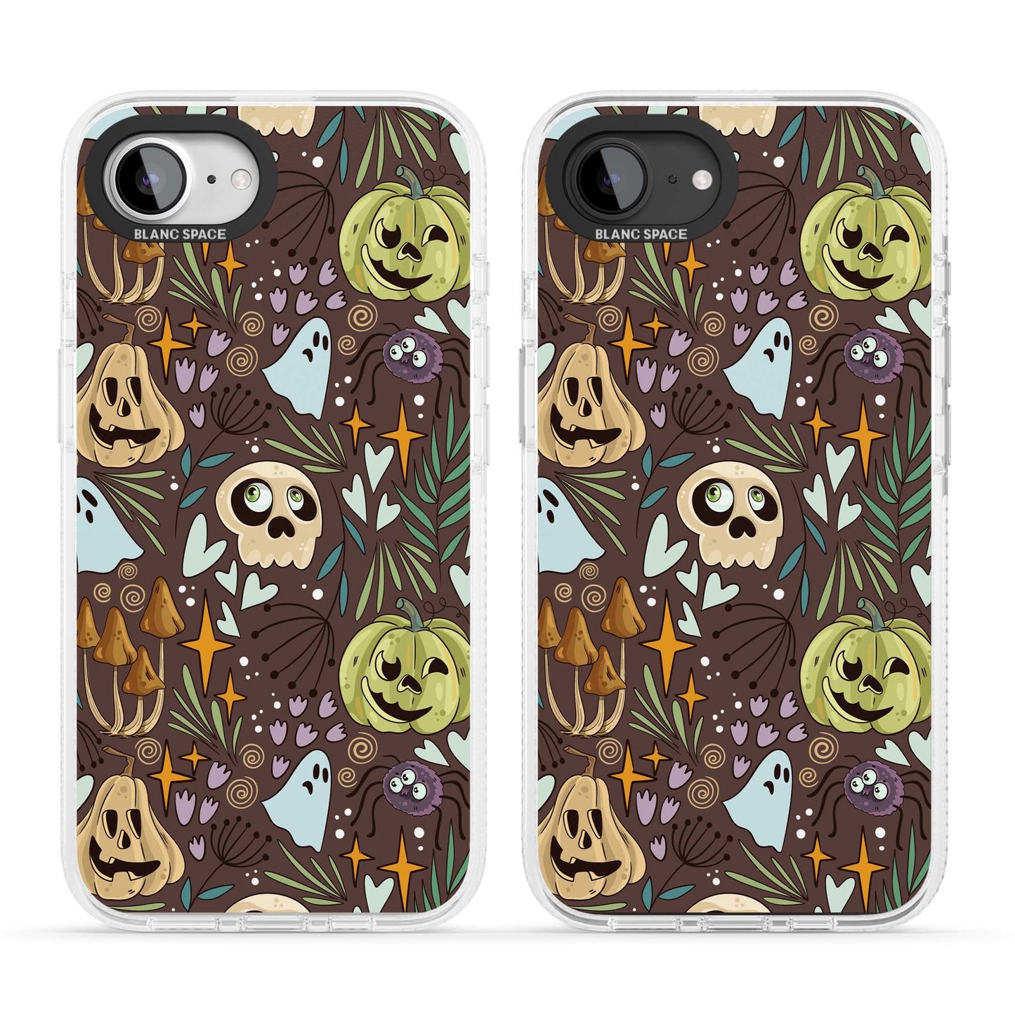 Goblincore Cartoon Halloween Pattern
