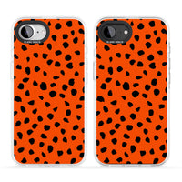 Fetter roter Punktdruck