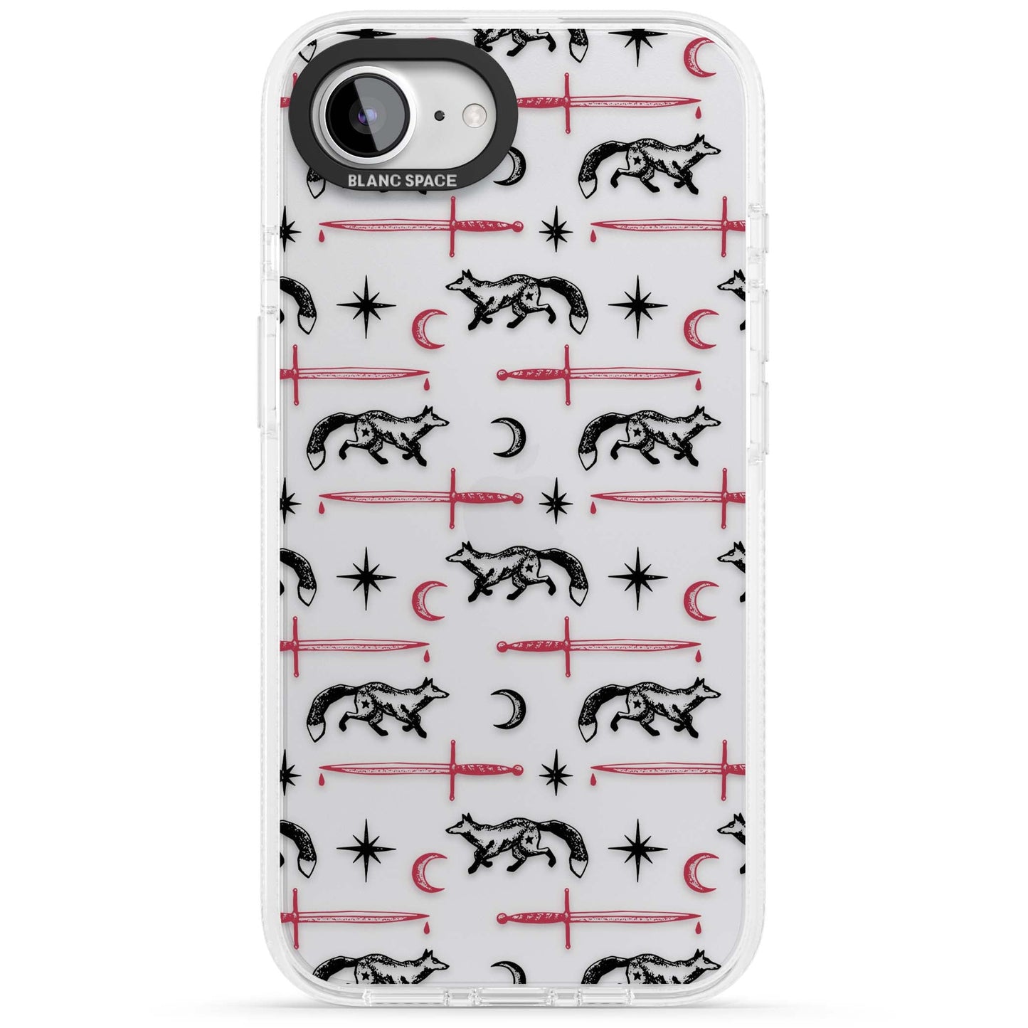 Motif renard et lame