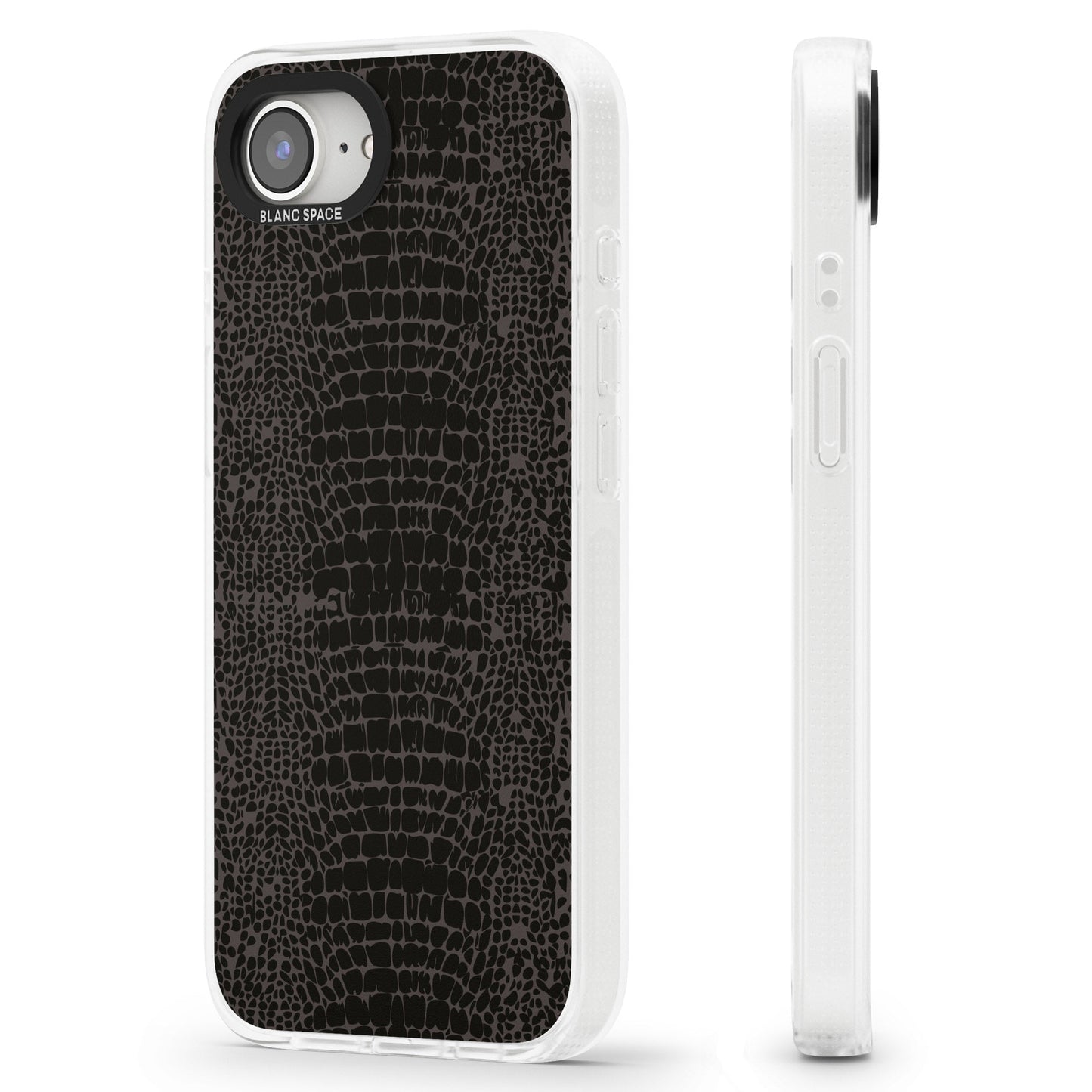 Dark Animal Print Snake Skin