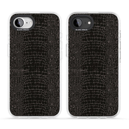 Dark Animal Print Snake Skin
