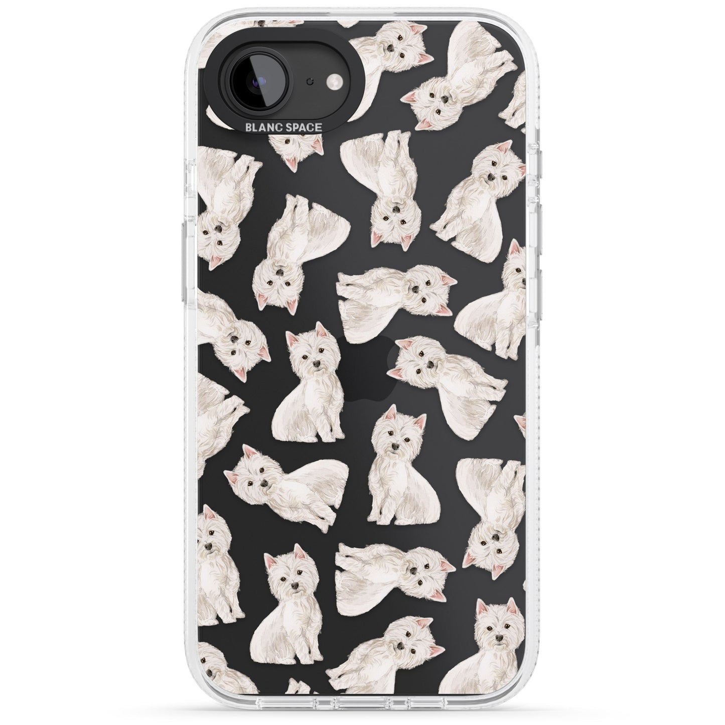 Motif de chien Westie