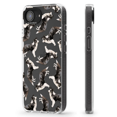 Border Collie Pattern Watercolour