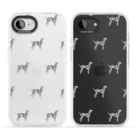Motif de chien dalmatien