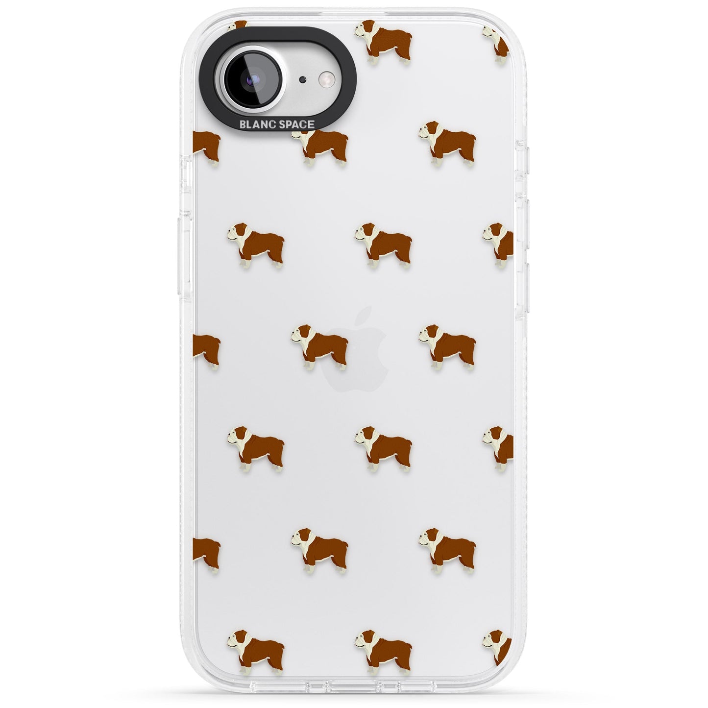Motif bouledogue clair