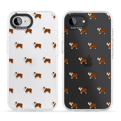 Motif bouledogue clair