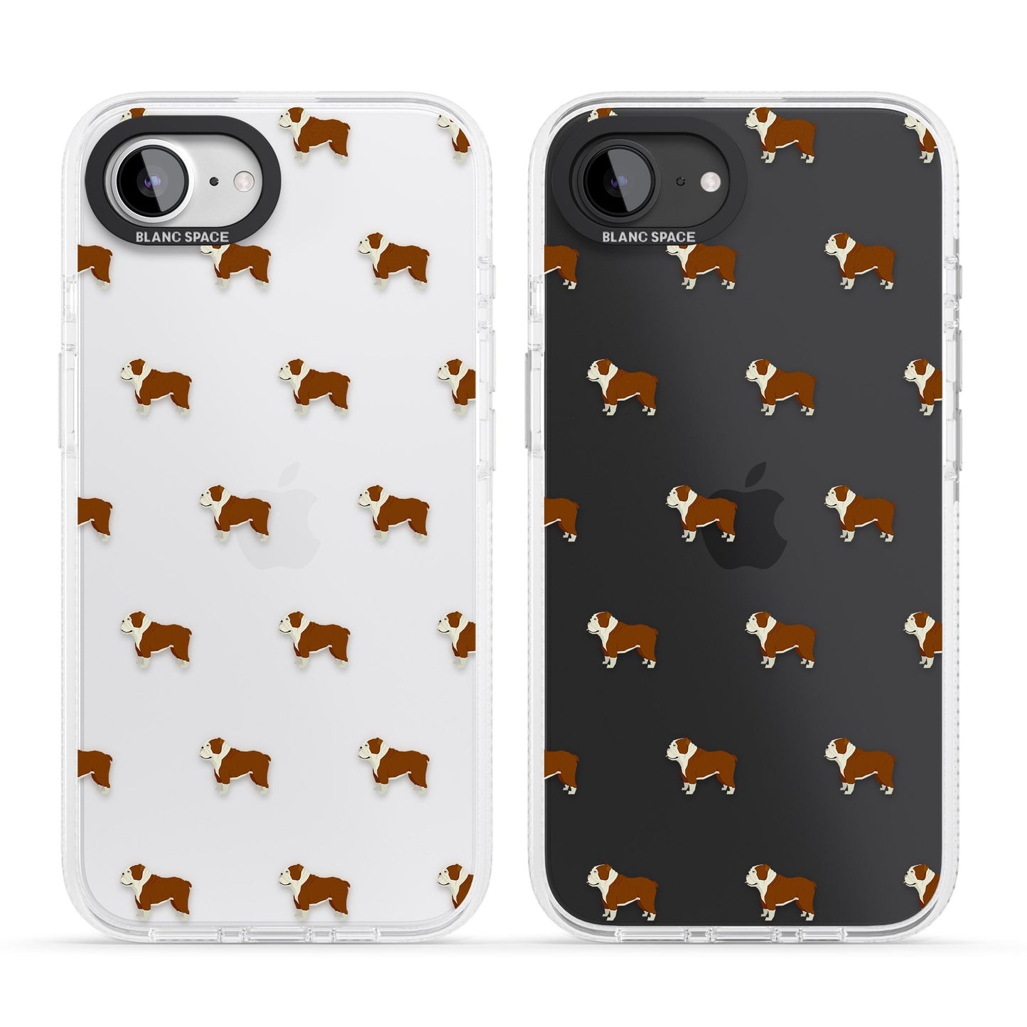 Motif bouledogue clair