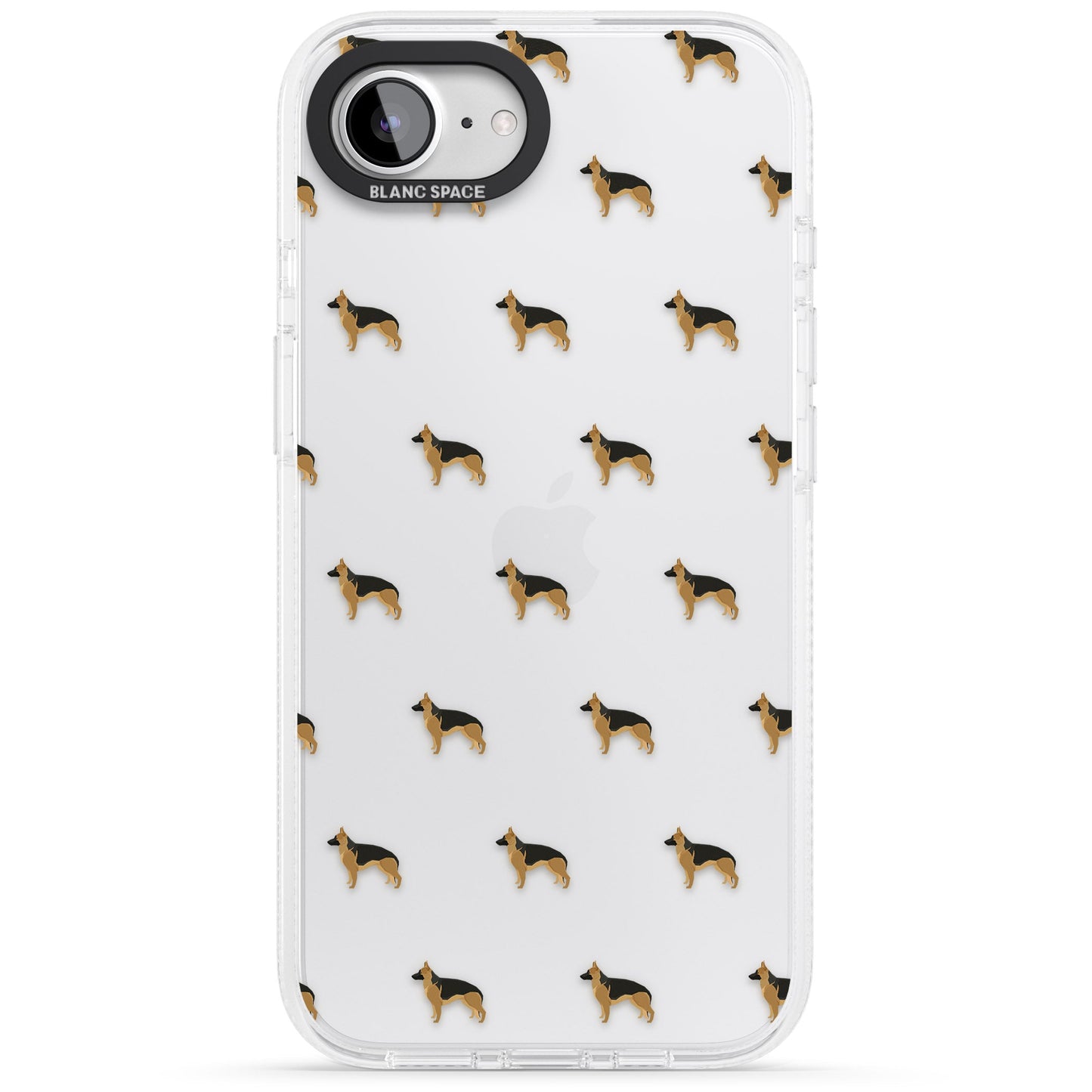 German Shepherd Pattern Clear