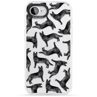 German Shepherd Pattern Black