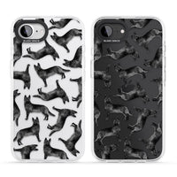 German Shepherd Pattern Black