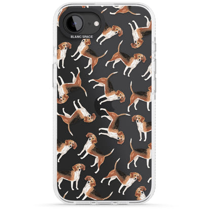 Beagle Watercolor Pattern