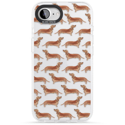 Dachshund Watercolor Dog Pattern