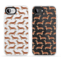 Dachshund Watercolor Dog Pattern