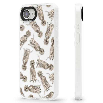 Weimaraner Watercolor Dog