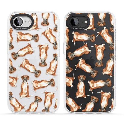 Boxer-Aquarell-Hundemuster