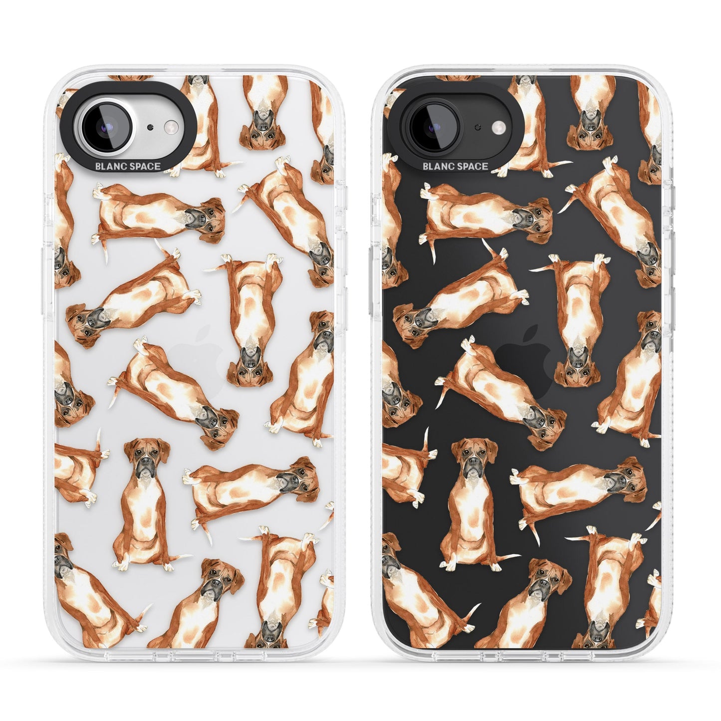 Boxer-Aquarell-Hundemuster