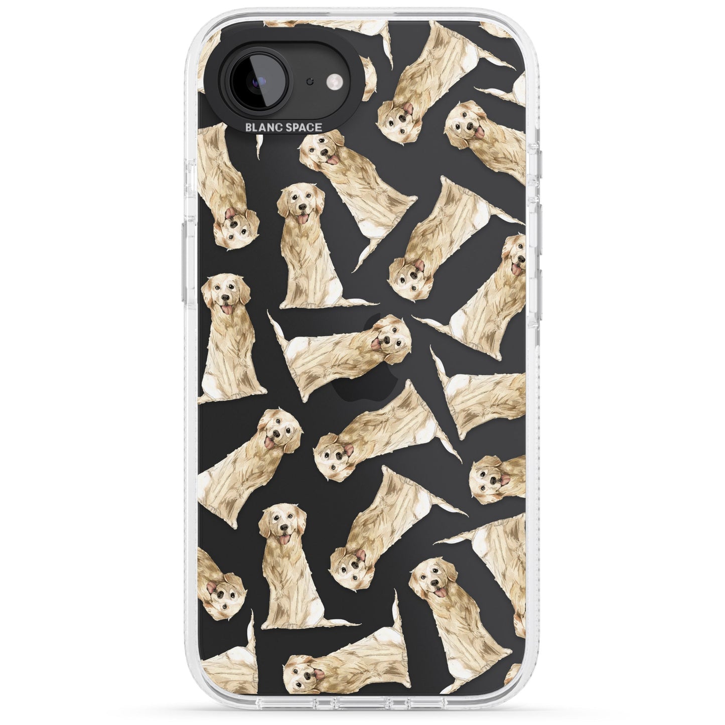 Motif aquarelle de Golden Retriever